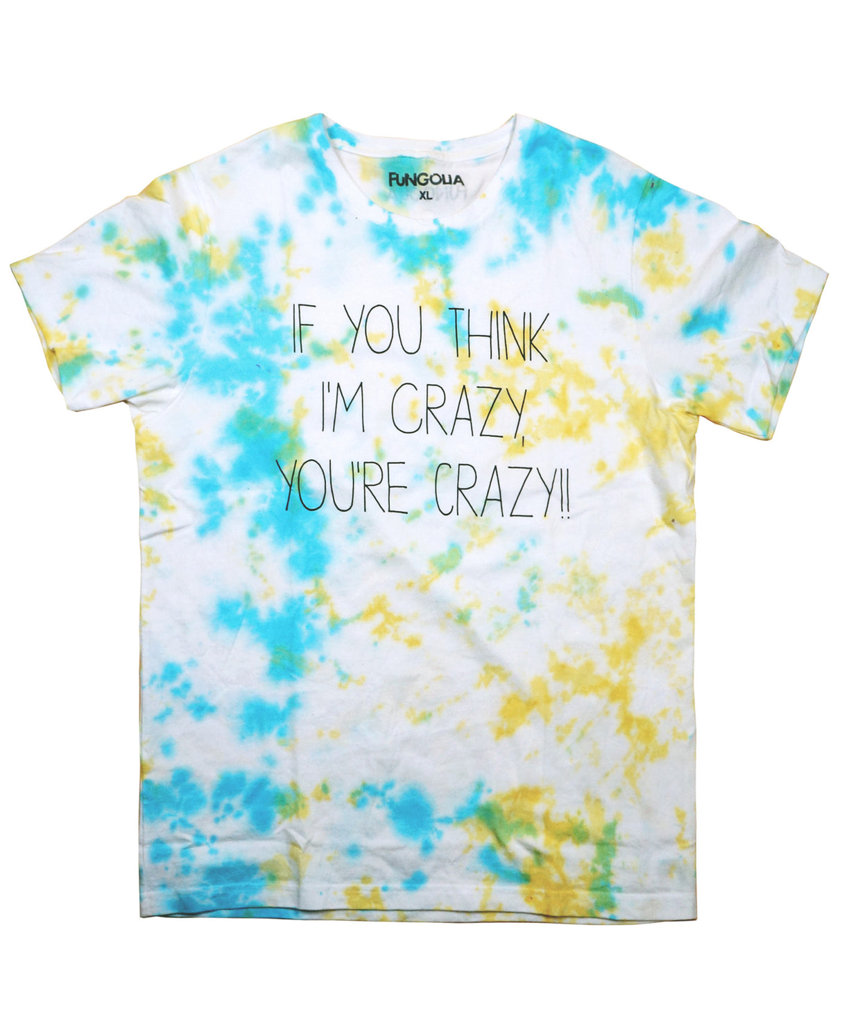 Fungolia Crazy Tie Dyed Tee - White