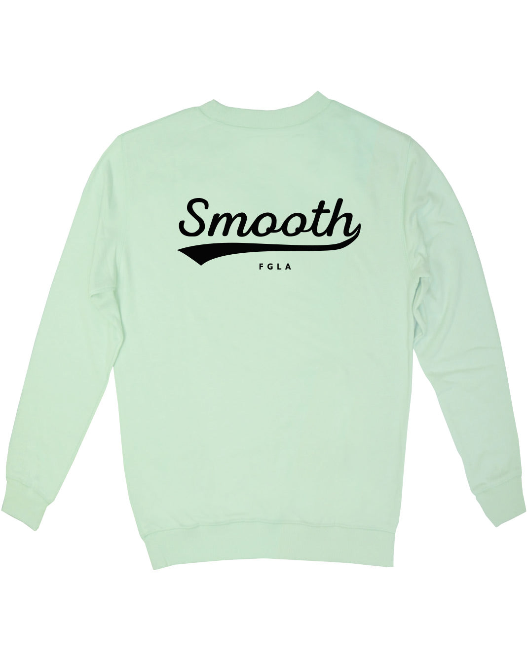 <A 000a001y6a10> Fungolia French Terry Crew Neck Sweatshirt - Cold Brew (Mint Green)
