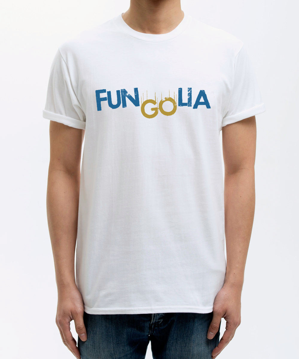 <s003>Fungolia Fun&Go 標誌 T 卹(海軍藍和棕色)</s003>