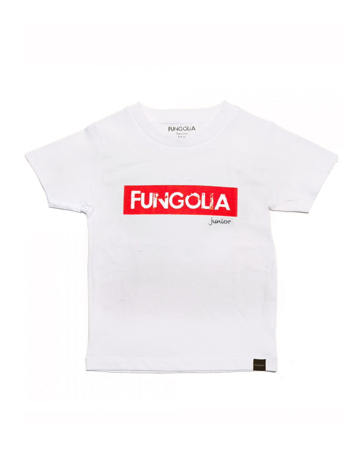 <AU12> Fungolia Junior Logo Tee (Red on White)