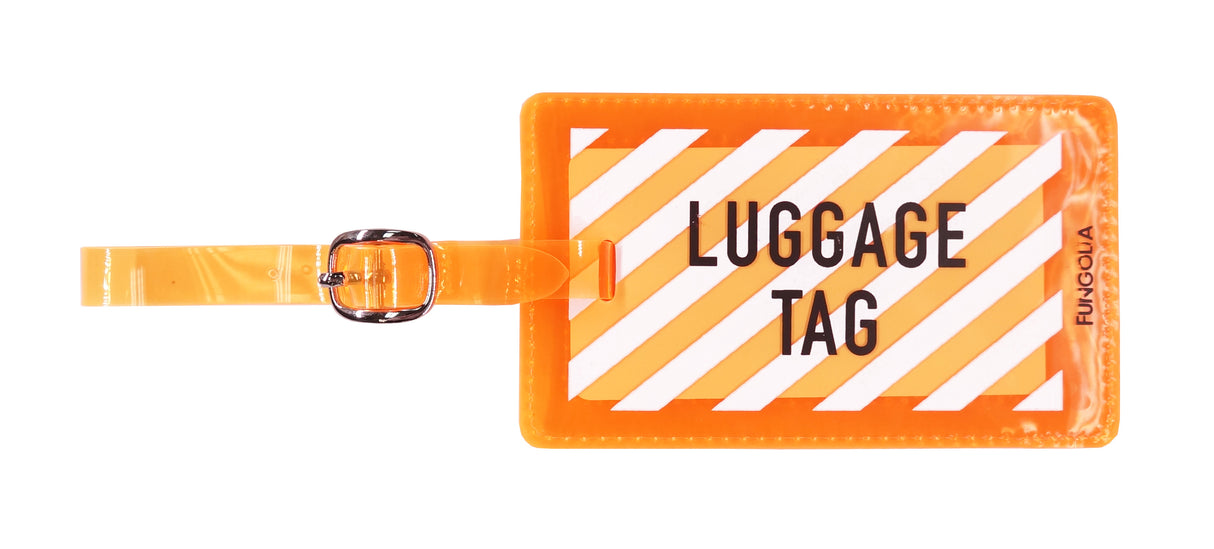 <A 000a001a99b3> Fungolia Premium PVC Neon Luggage Tag - Luggage Tag