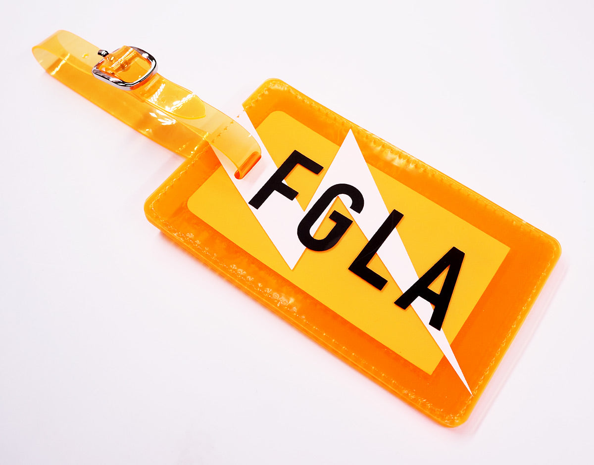 <A 000a001a99b2> Fungolia Premium PVC Neon Luggage Tag - FGLA