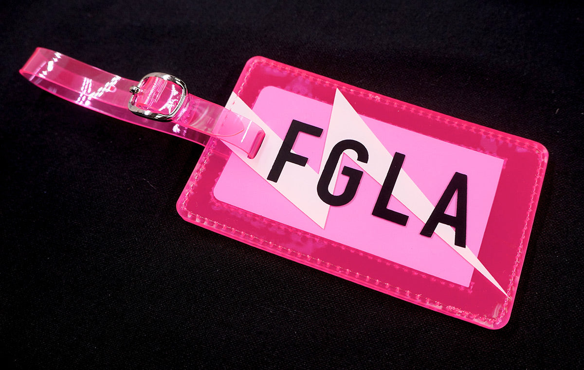 <A 000a001a99b2> Fungolia Premium PVC Neon Luggage Tag - FGLA
