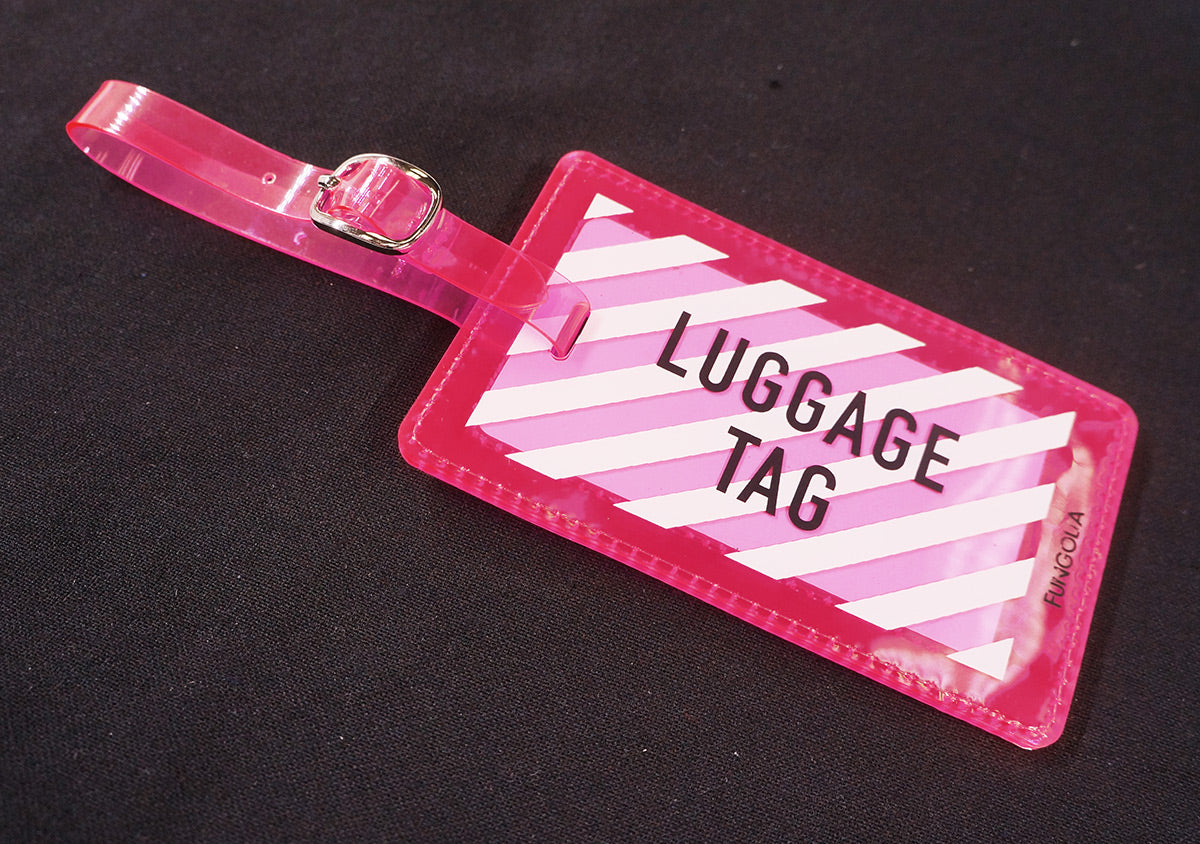 <A 000a001a99b3> Fungolia Premium PVC Neon Luggage Tag - Luggage Tag