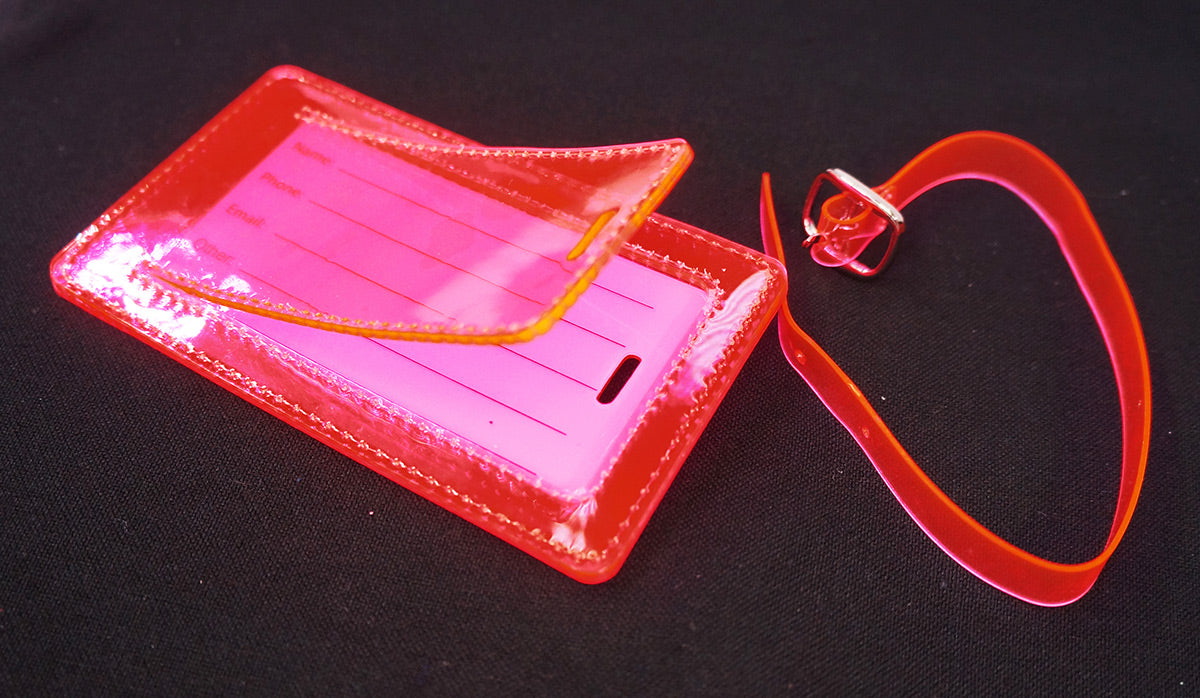 <A 000a001a99b2> Fungolia Premium PVC Neon Luggage Tag - FGLA