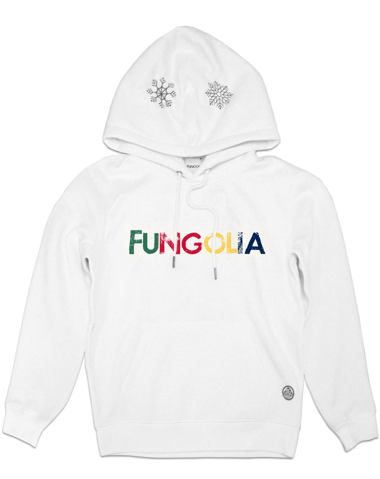 Fungolia 羊毛連帽衫 - 雪國(白色)