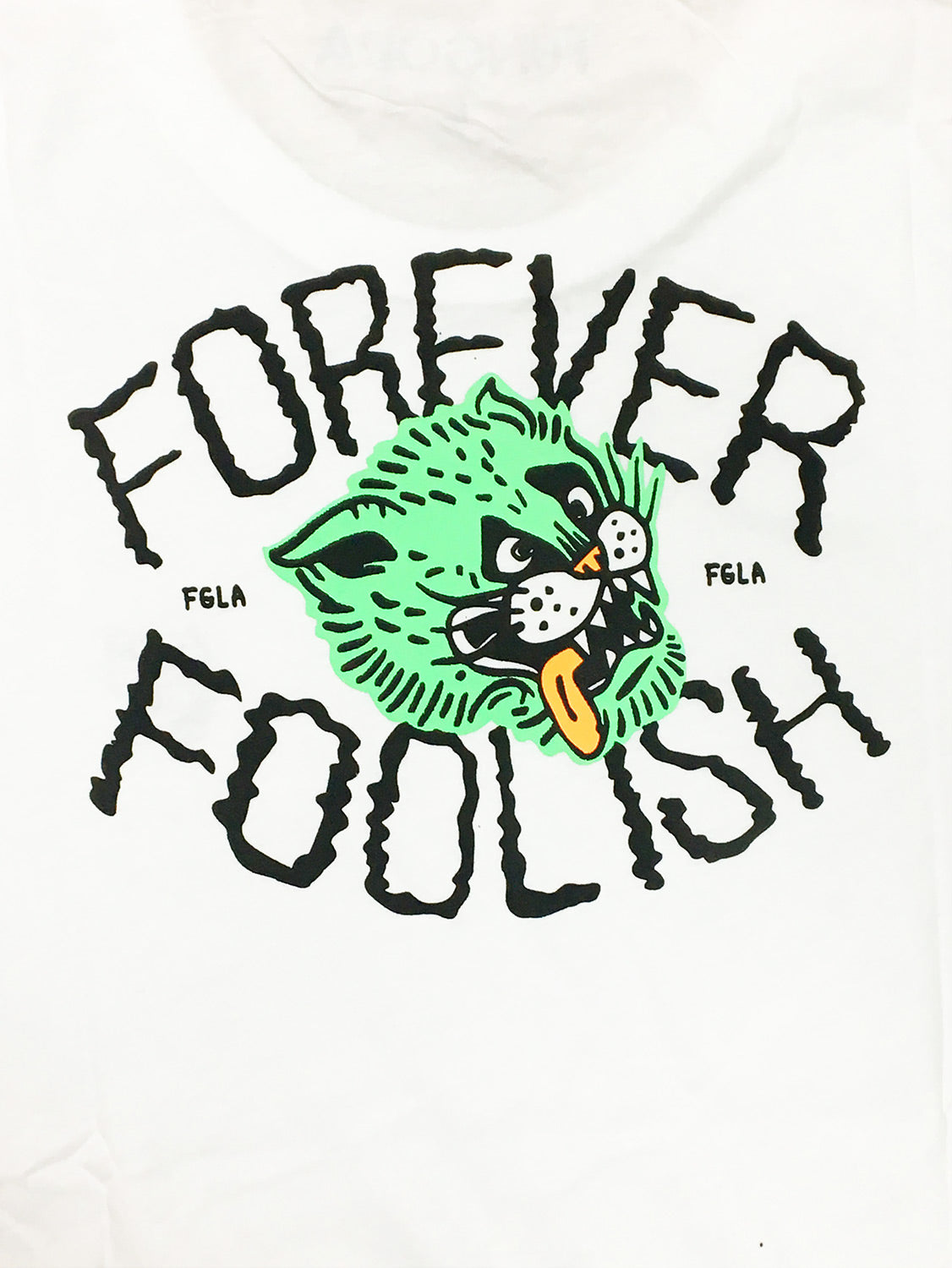 <A 000a002xc> Forever Foolish Tee - White