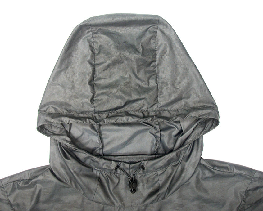 <A 000a001y5a01> Fungolia Packable Windbreaker (Grey Camouflage)