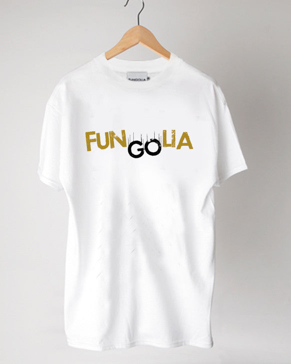 <s001>Fungolia Fun&Go ロゴ Tシャツ (ブラウン & ブラック)</s001>