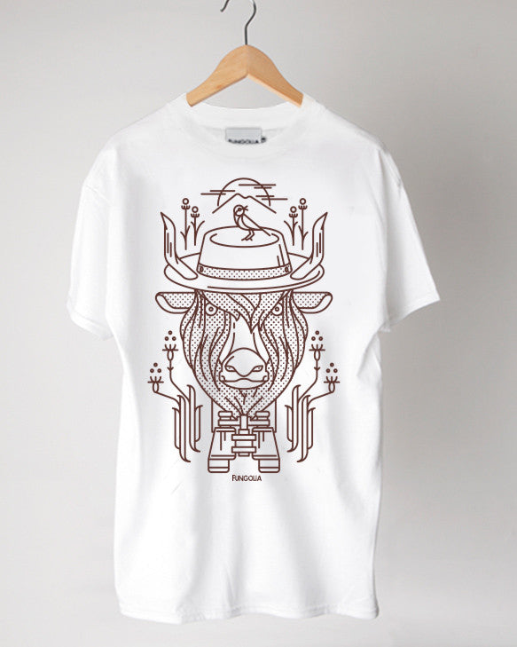 <S016>Travel Animal Tee - The Mongolian Yak