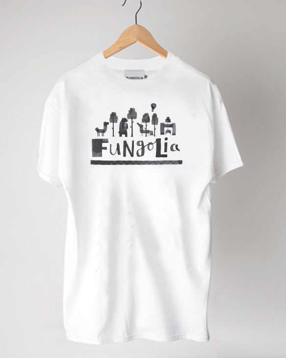 <p001>Fungolia Destinations Tシャツ - Andrew FoxによるFungolia Country </p001>