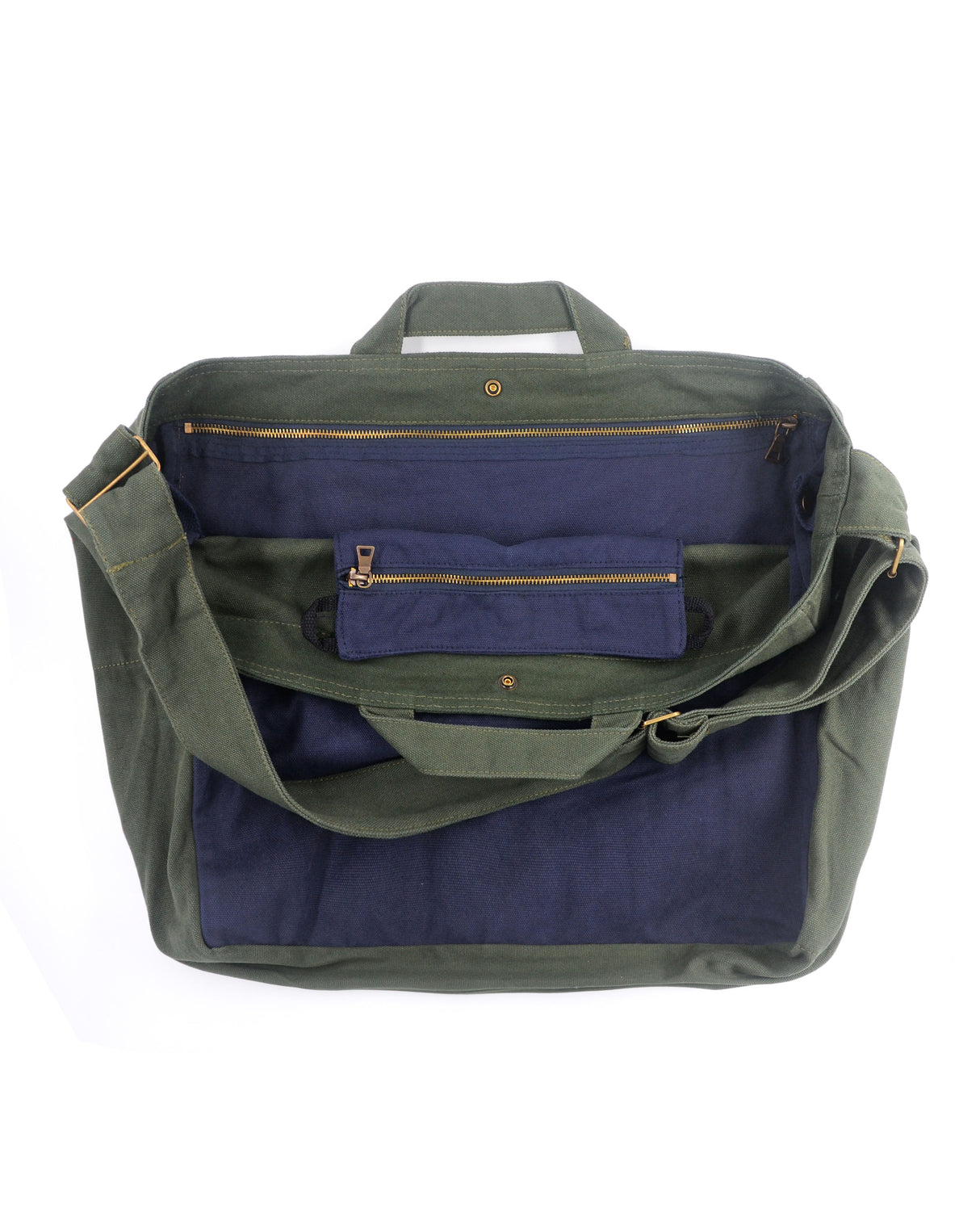 <a 002i1>Fungolia 2-in-1 Canvas tote bag - 17" Large size