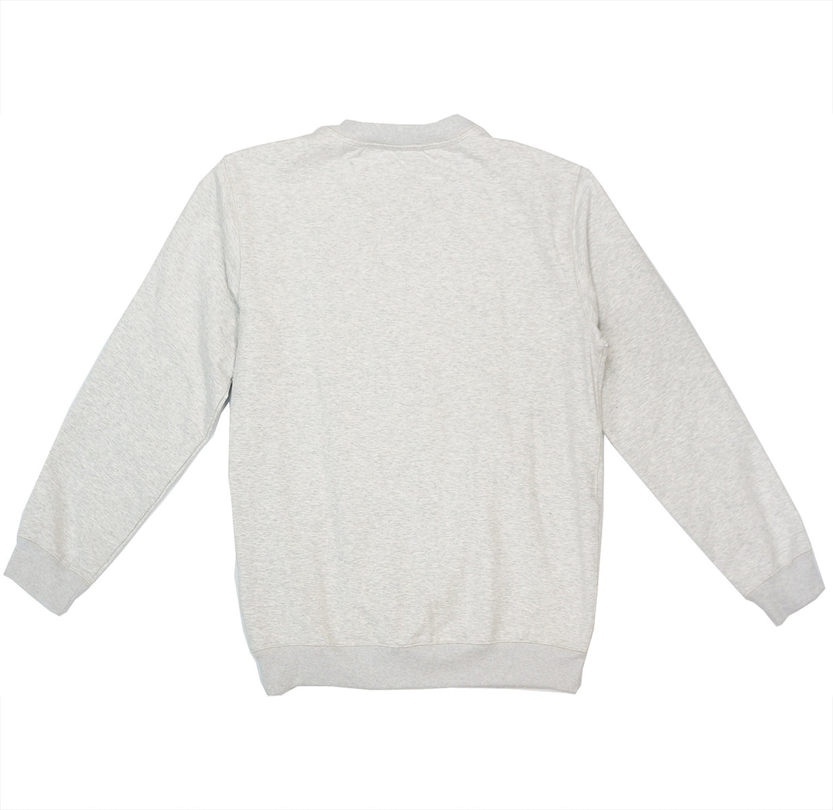 <A 000a001y6c5>Embroidered WBF Large Feathers Crew Neck Sweatshirt - Fleece (Light Heather Grey)