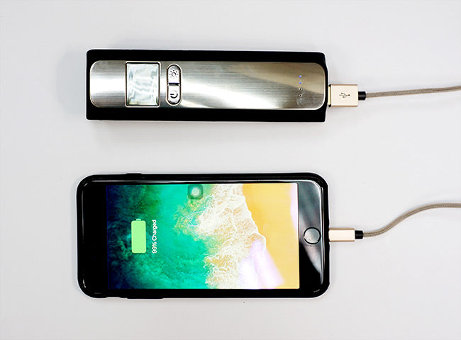 <A 000a001a99b6> Fungolia Travel Luggage Scale/Large Powerbank/Flashlight (Black)