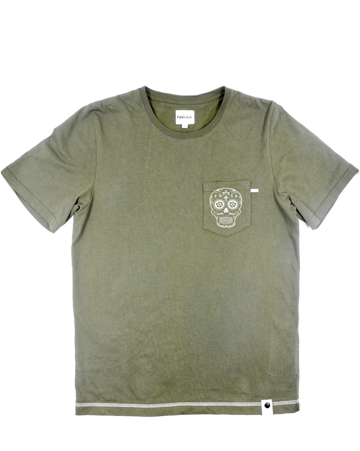<a>ミューズ ポケットTシャツ - ミリタリーグリーン (カラベラ)</a>