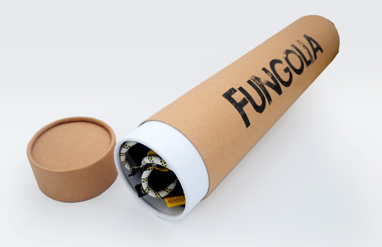 <a>Fungolia プレミアム ドローストリング バックパック (ブラック/ピンク)</a>