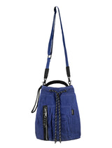 MA-1 MID SIZE 2 way drawstring Shoulder Bag (Denim)