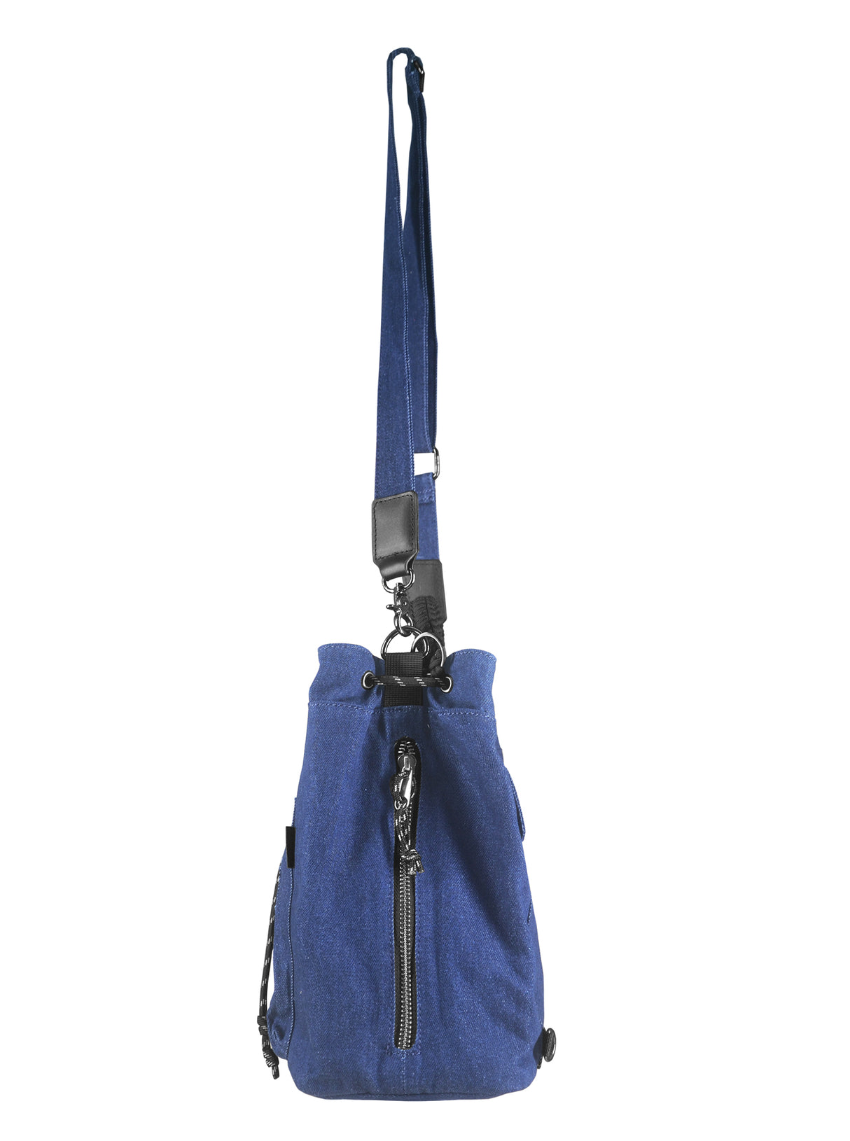 MA-1 MID SIZE 2 way drawstring Shoulder Bag (Denim)