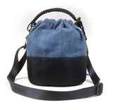 <A 000a001g02> Drawstring Chalk Bag (Denim/Black) (With KOVID-TEX Antimicrobial Lining)