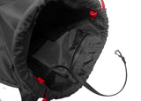 <A 000a001l03> LARGE SIZE Premium drawstring backpack (Black/Red)