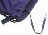 MID SIZE Premium drawstring backpack (Purple/Black)