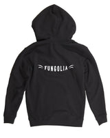 <a>Fungolia フリース ビッグフード パーカー - TA スカル (ブラック)</a>