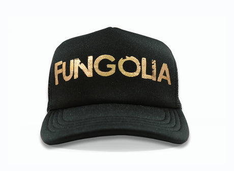 <an1>Fungolia スナップバックキャップ - ゴールドロゴ</an1>