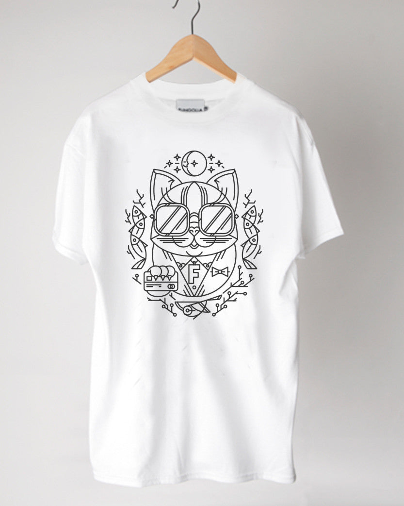 <aa>Fungolia X K11 トラベルアニマルTシャツ - The Shopaholic (ホワイト) </aa>