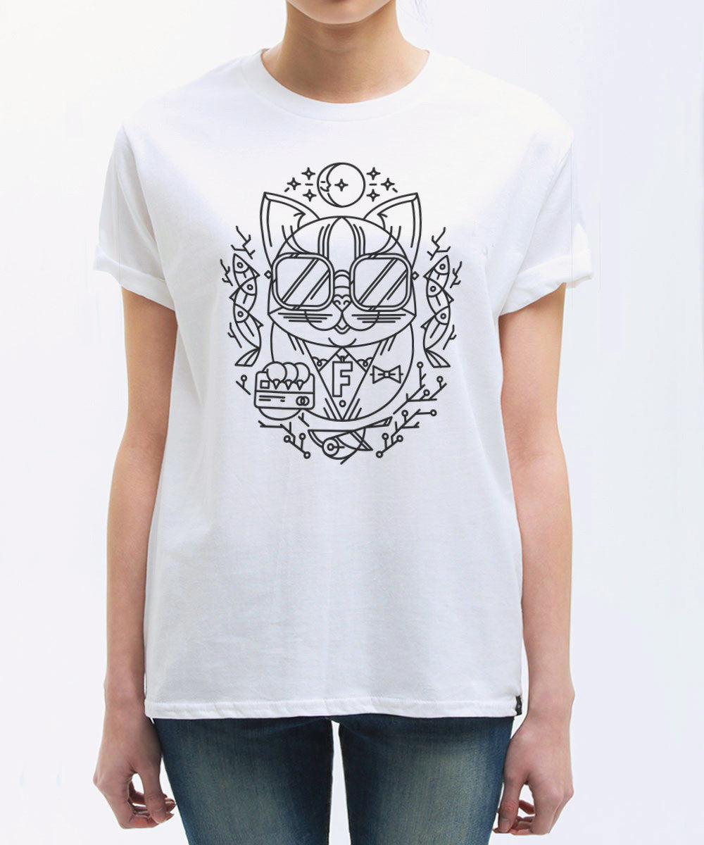 <aa>Fungolia X K11 トラベルアニマルTシャツ - The Shopaholic (ホワイト) </aa>