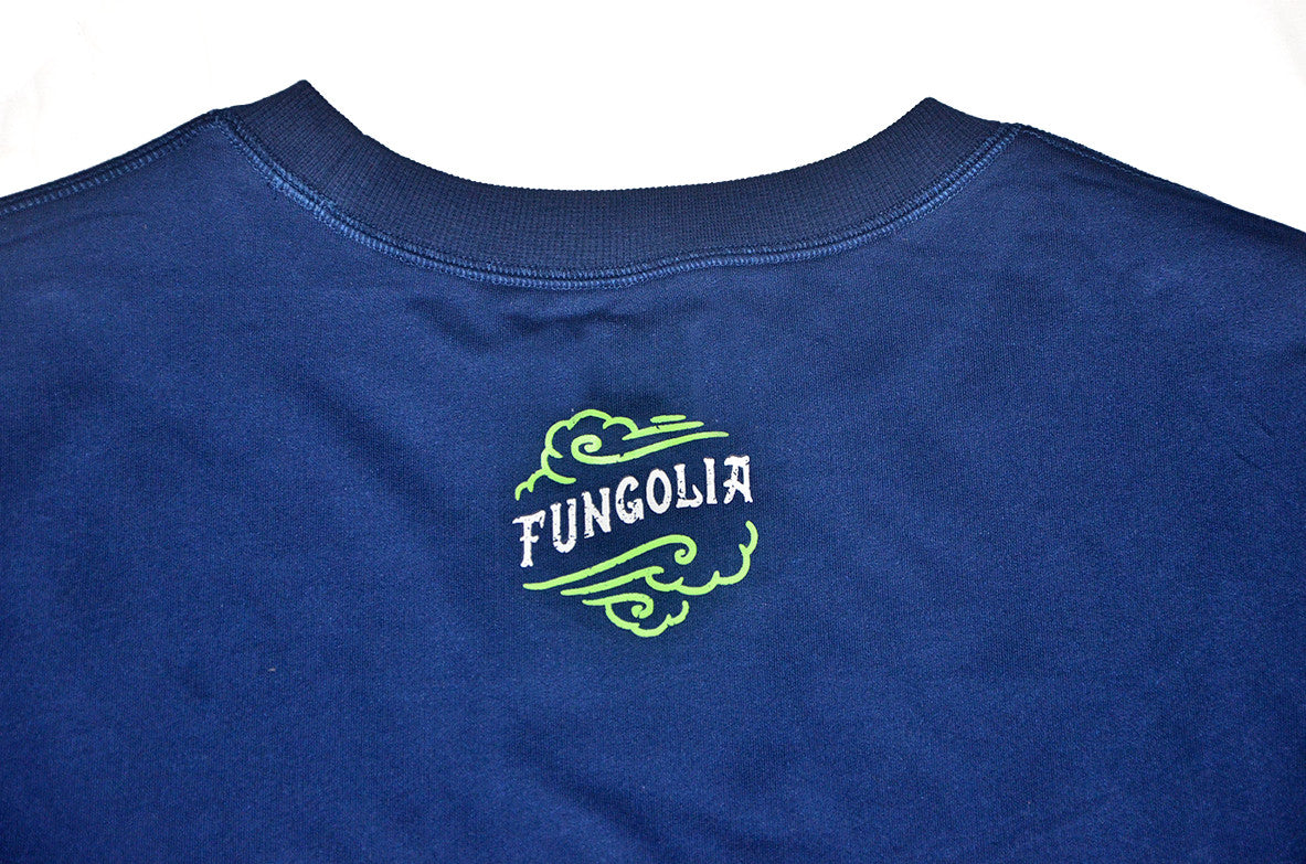 <ab>Fungolia クラシック スウェットシャツ - Monkey in the Wind (ネイビー) </ab>