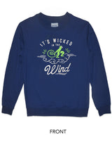 <ab>Fungolia クラシック スウェットシャツ - Monkey in the Wind (ネイビー) </ab>