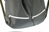 <A 000a56> Fungolia Premium drawstring backpack (Dark Green/Yellow)