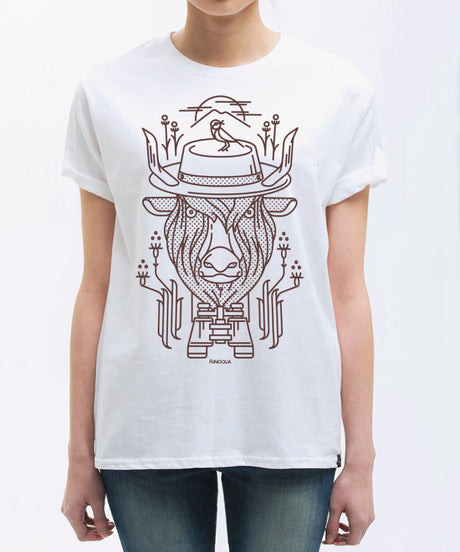 <S016>Travel Animal Tee - The Mongolian Yak