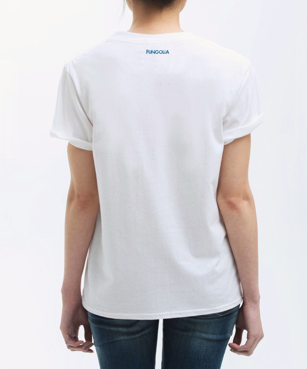 <s003>Fungolia Fun&amp;Go ロゴ Tシャツ (ネイビー &amp; ブラウン)</s003>