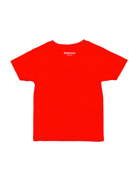 <AU14> Fungolia Junior Logo Tee (White on Red)
