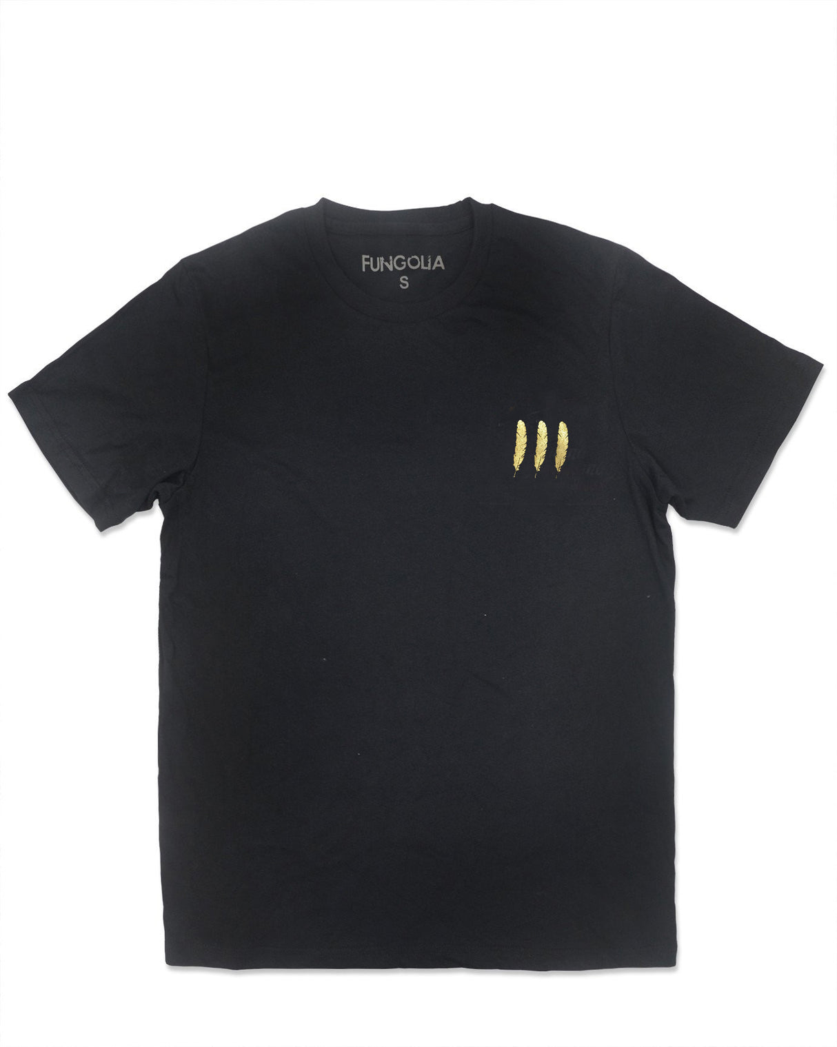 <aa>ファンゴリア2周年記念スペシャルエディション ゴールドフェザーTシャツ（ブラック）</aa>