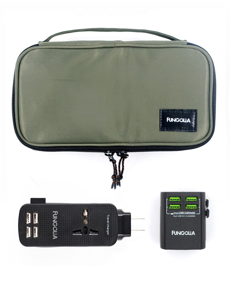 <a>Fungolia Ultimate 充電キット - グリーン (ポーチ+アダプター+延長コード充電器)</a>