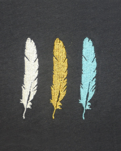 <a>ファンゴリア フェザー刺繍Tシャツ（グレー）</a>