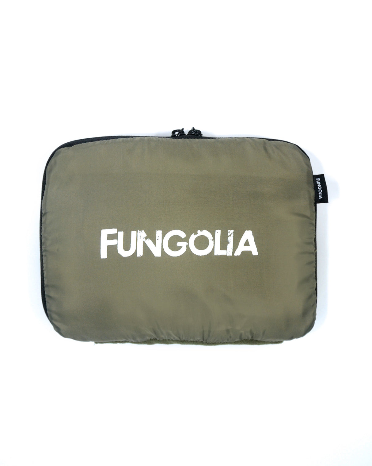 <A 000a001a92wx> Fungolia Packable Travel Blanket (Military Green)