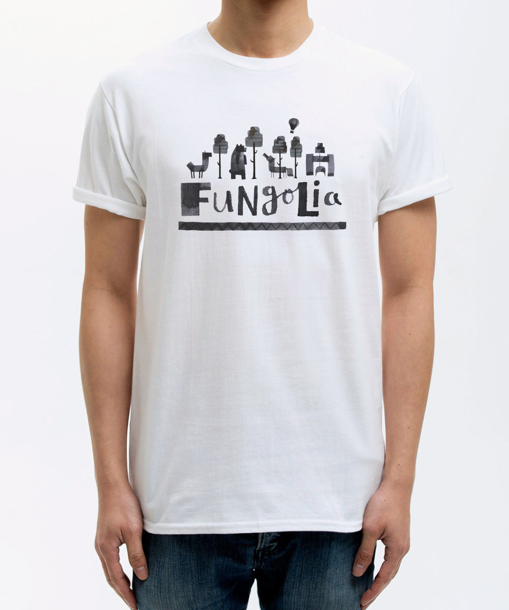 <p001>Fungolia Destinations Tシャツ - Andrew FoxによるFungolia Country </p001>