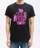 <q001>トラベルアニマル×セブンマイルズTシャツ（ブラック）</q001>
