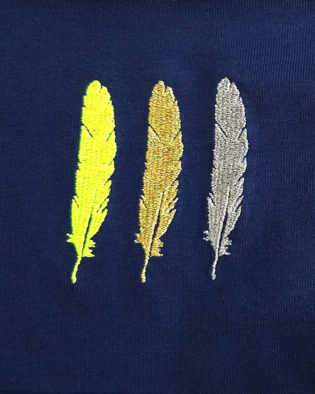 <a>ファンゴリア フェザー刺繍Tシャツ（ネイビー）</a>