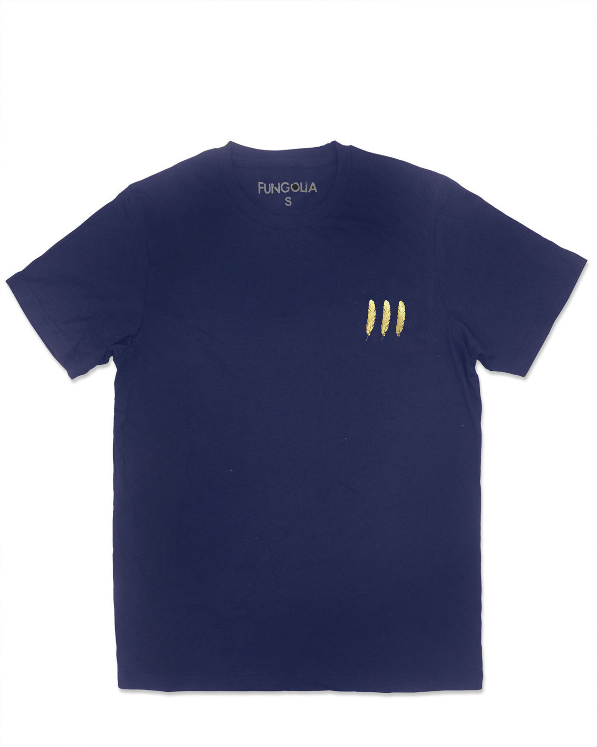 <a>ファンゴリア2周年記念スペシャルエディション ゴールドフェザーTシャツ（ネイビー）</a>