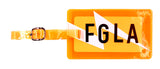 <A 000a001a99b2> Fungolia Premium PVC Neon Luggage Tag - FGLA
