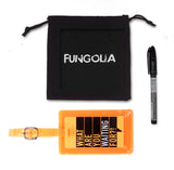 <A 000a001a99b4> Fungolia Premium PVC Neon Luggage Tag - What are you waiting for?