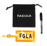<A 000a001a99b2> Fungolia Premium PVC Neon Luggage Tag - FGLA