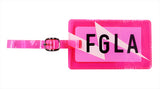 <A 000a001a99b2> Fungolia Premium PVC Neon Luggage Tag - FGLA