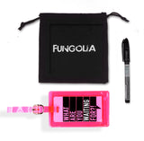 <A 000a001a99b4> Fungolia Premium PVC Neon Luggage Tag - What are you waiting for?