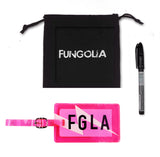<A 000a001a99b2> Fungolia Premium PVC Neon Luggage Tag - FGLA