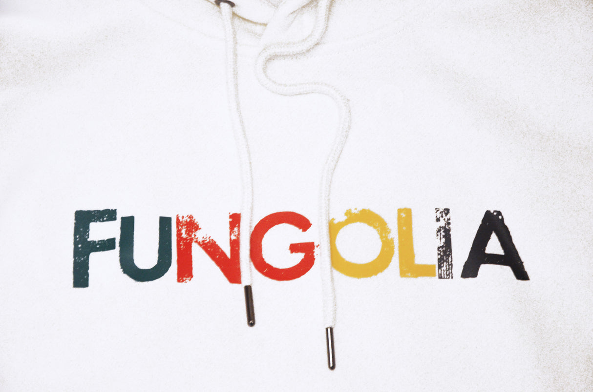 Fungolia 羊毛連帽衫 - 雪國（白色） 